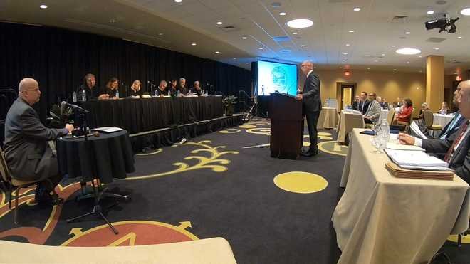 The&#x20;justices&#x20;of&#x20;the&#x20;Montana&#x20;Supreme&#x20;Court&#x20;hear&#x20;oral&#x20;arguments&#x20;in&#x20;Nunez&#x20;v.&#x20;Watchtower,&#x20;in&#x20;Billings,&#x20;Montana,&#x20;on&#x20;Sept.&#x20;13,&#x20;2019.