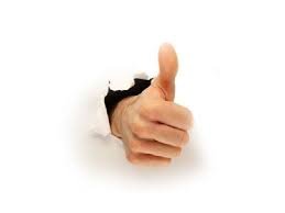 Image result for thumbs up through screen
