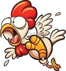 Image result for Scared cartoon chicken