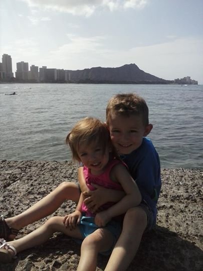 Photo: Diamond head in the back ground.