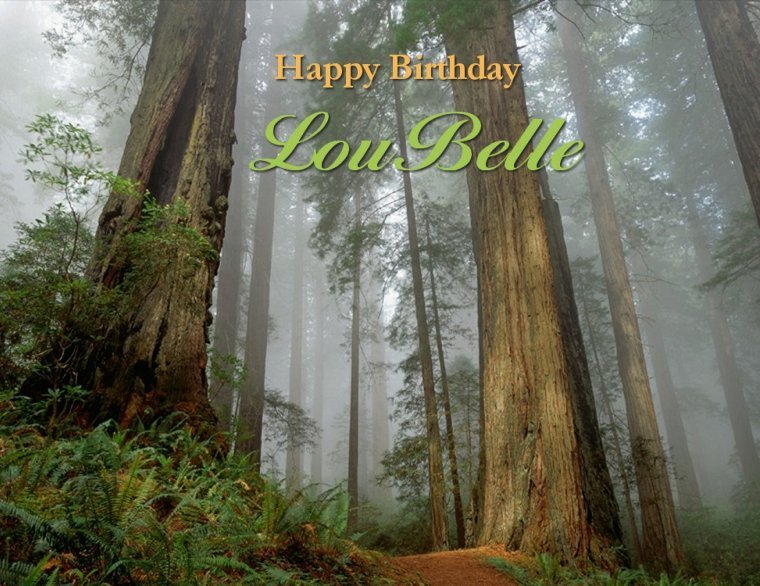 Happy Birthday LouBelle!