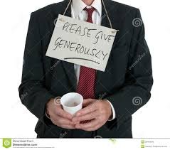 Image result for businessman begging