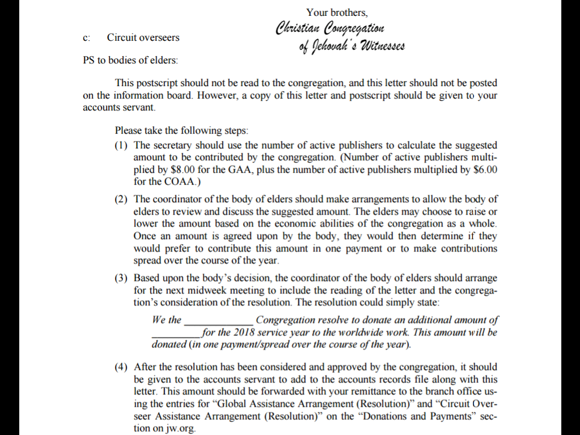 Circuit Overseer Guidelines