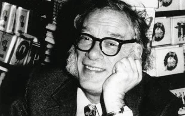Image result for Isaac Asimov and all his books