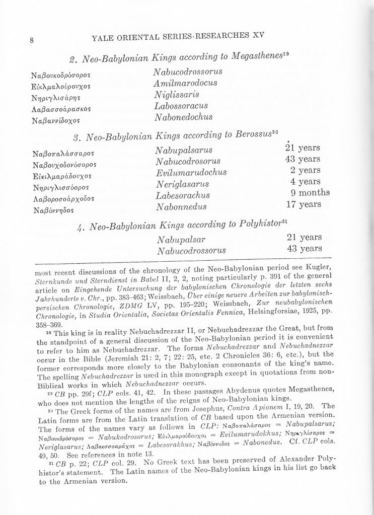 Page 8, Nabonidus and Belshazzar