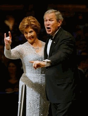 laura bush satan inauguration