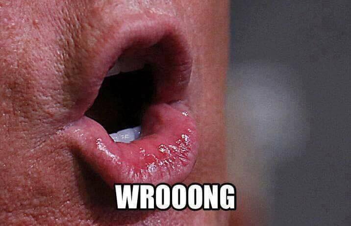 Image result for trump mouth wrong