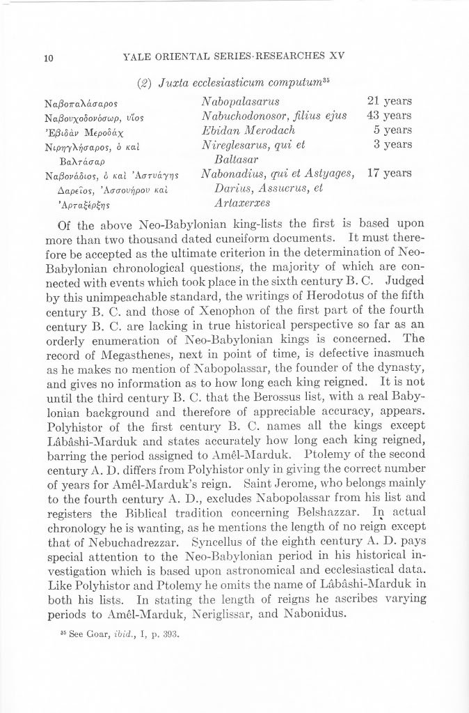 Page 10, Nabonidus and Belshazzar