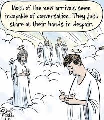 Image result for wife speaking from heaven cartoon pic