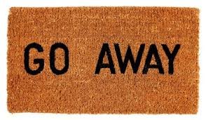 Image result for Welcome mat go away