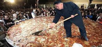 Image result for kim jong un  pizza