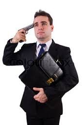 Image result for Businessman with gun to head