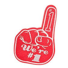 Image result for number 1 hand pic