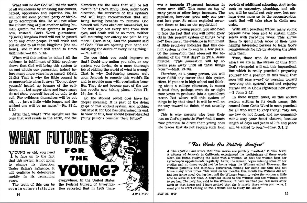 Image result for awake may 22nd 1969