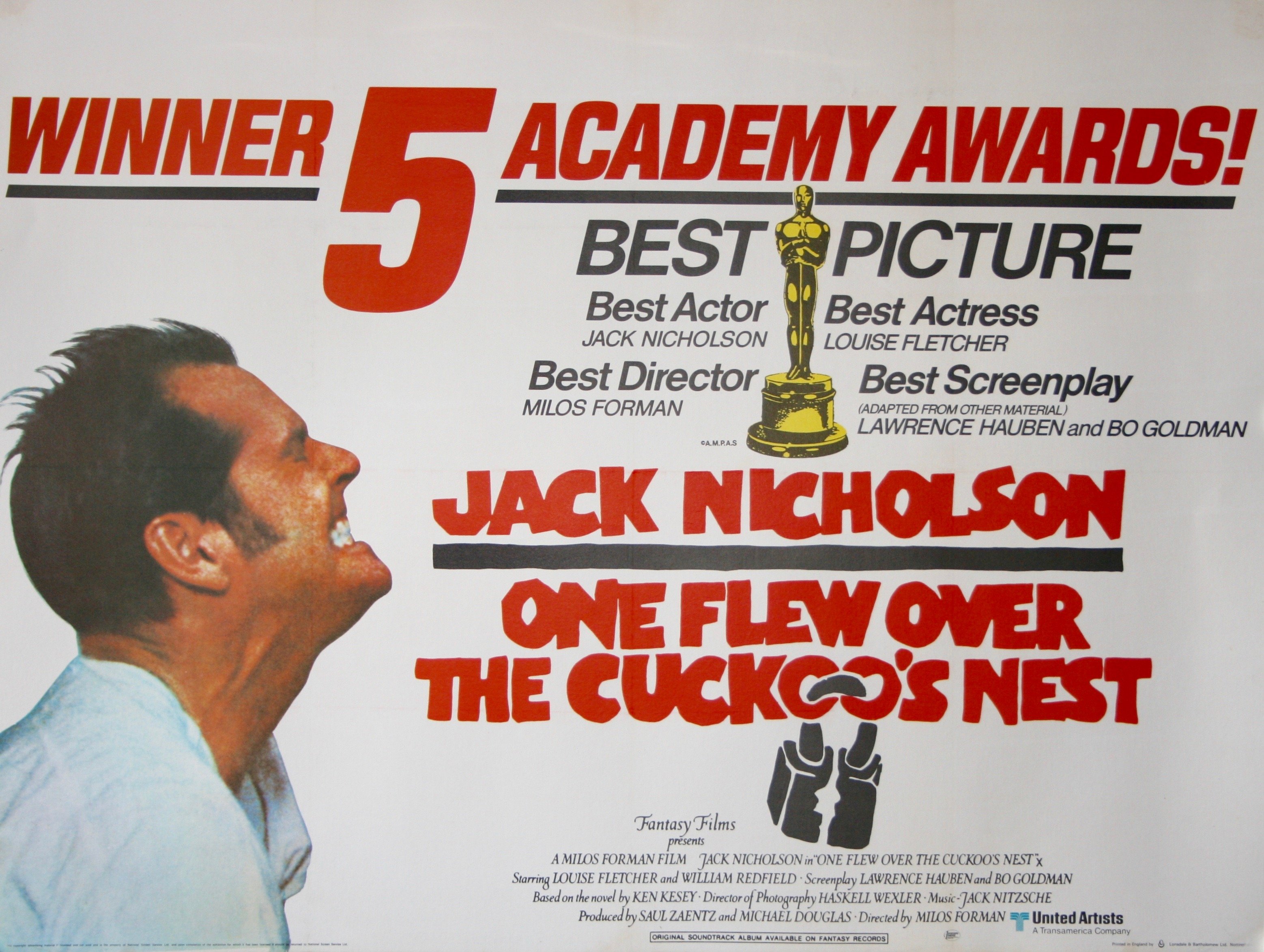 Image result for one flew over the cuckoo's nest