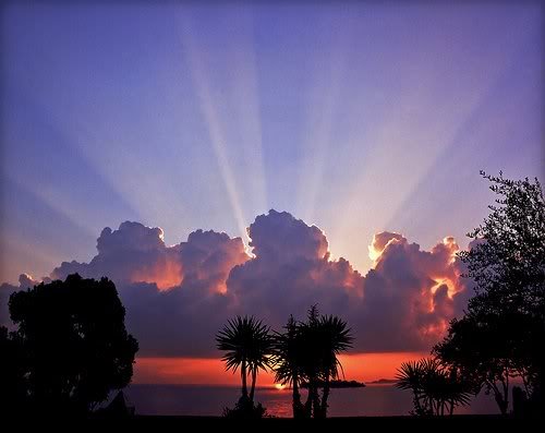 clouds at sunset