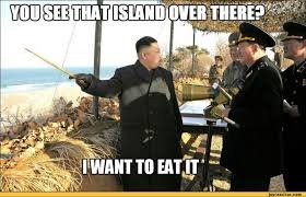 Image result for Kim jong un eat island