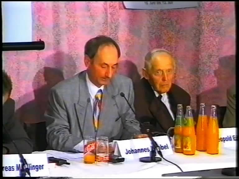 Johannes Wrobel at a Stand Firm Event in Mauthausen