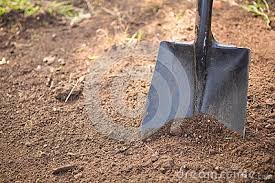 Image result for Shovel in dirt