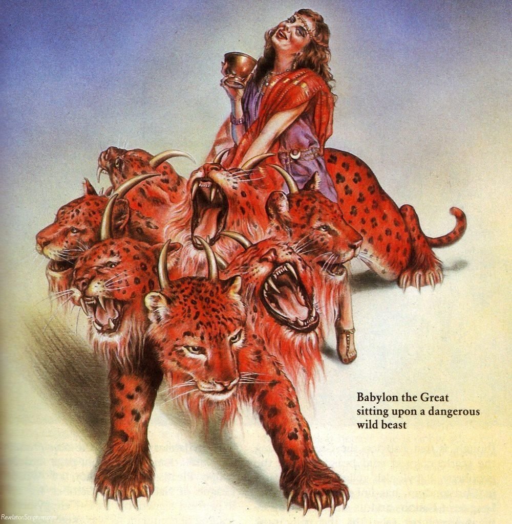 Harlot Riding Beast | Babylon the great, Babylon, Beast of revelation