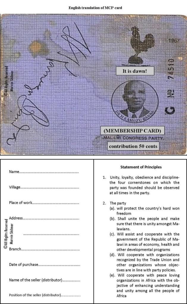 Political Party Id Card