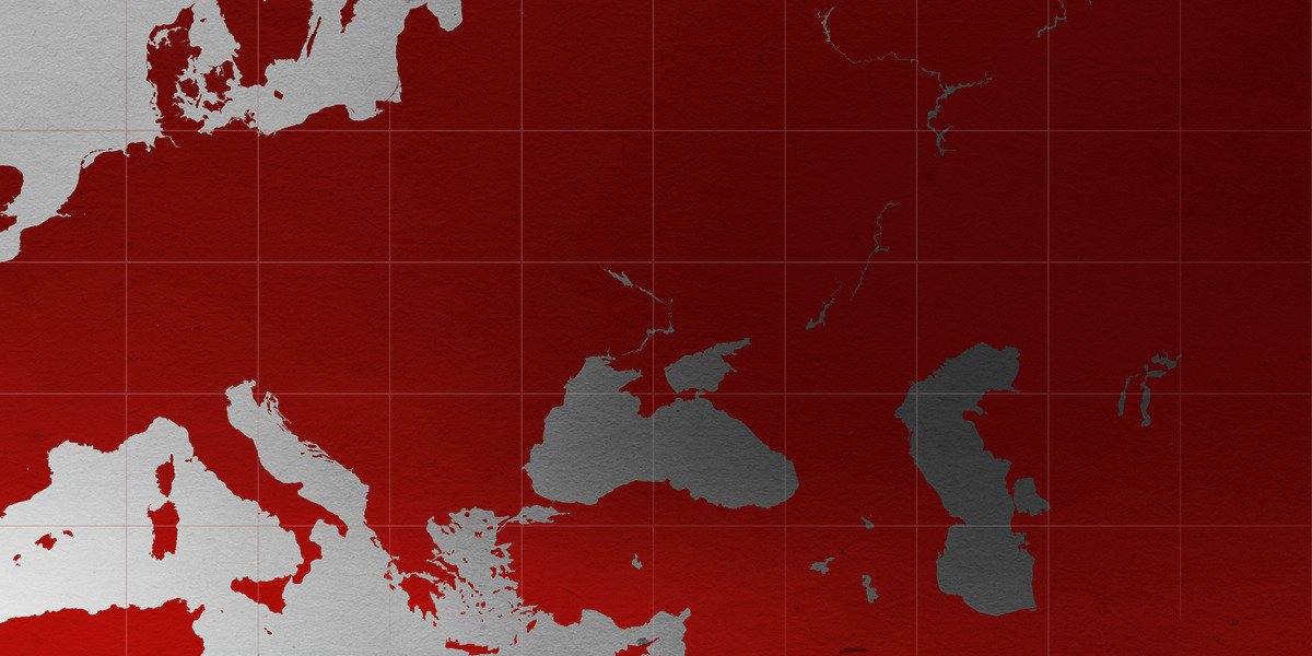 A map of Ukraine and surrounding nations.