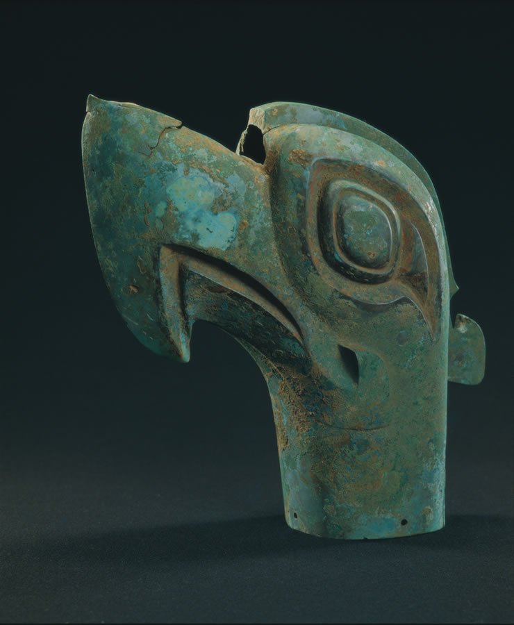 Large-Bronze-Bird-Head