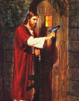 Image result for jesus gun