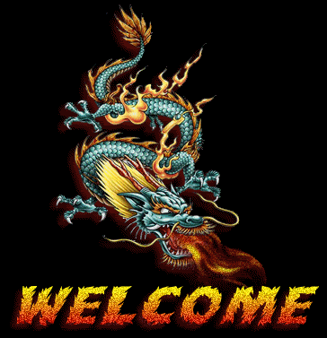 Chinese dragon welcome