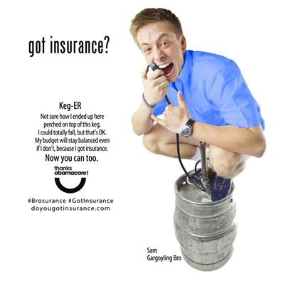 Learn more at http://doyougotinsurance.com.
#Brosurance #GotInsurance #ThanksObamacare