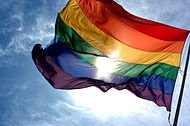 http://upload.wikimedia.org/wikipedia/commons/thumb/6/6d/Rainbow_flag_and_blue_skies.jpg/190px-Rainbow_flag_and_blue_skies.jpg
