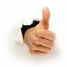 Image result for Thumbs up through screen