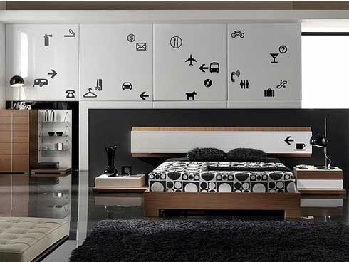 modern bedroom picture