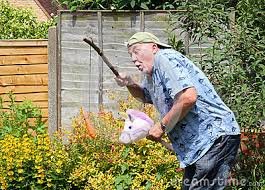 Image result for senior man on stick horse