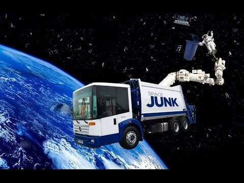 Collecting Garbage in Space - YouTube