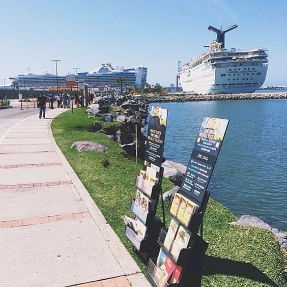 .@jw_witnesses | Getting ready to meet people from the cruise ships in Ensenada, Baja, Mexico.... | Webstagram: 