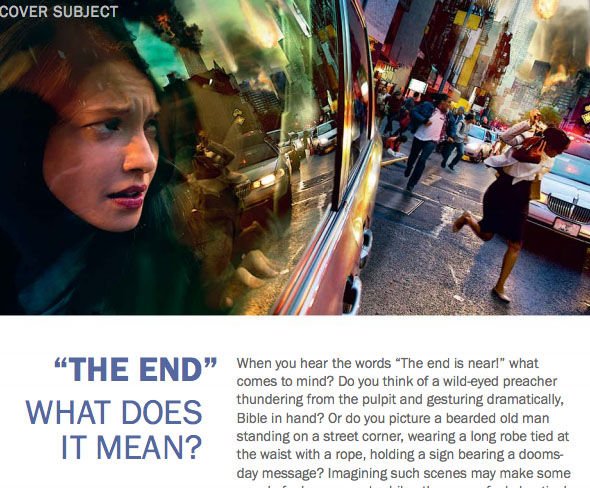 The end is nigh according to watchtower