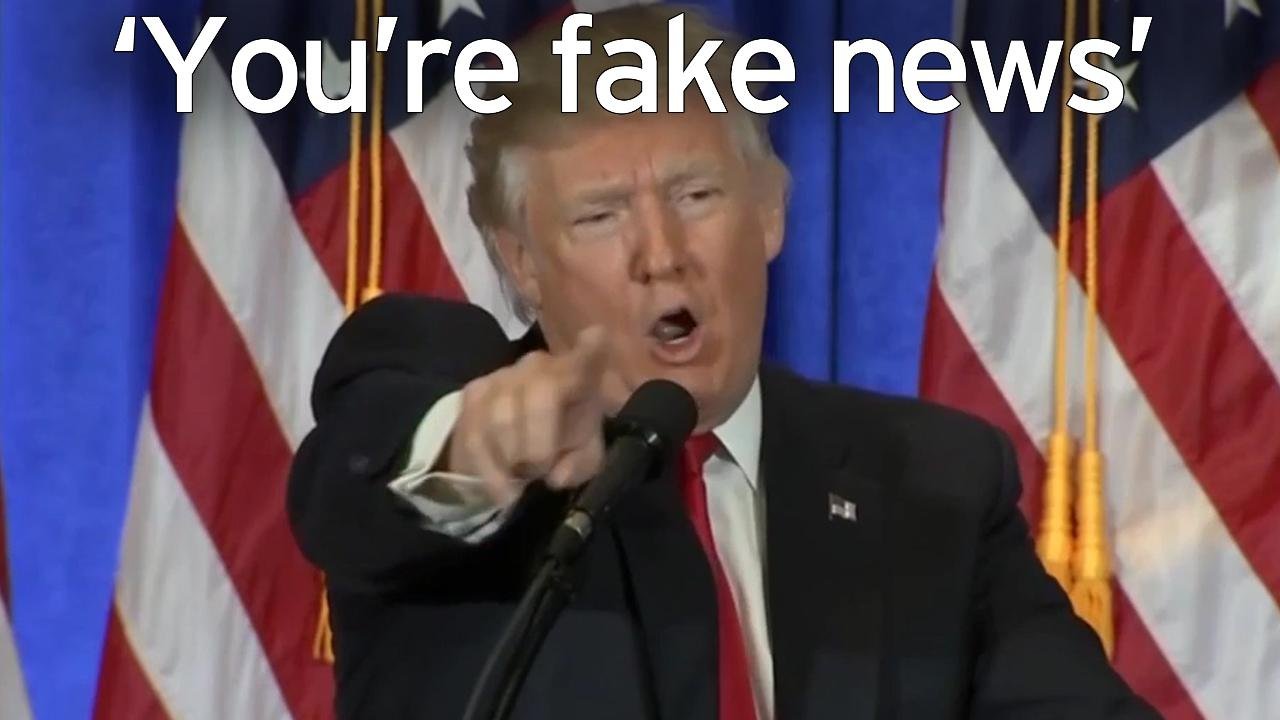 Image result for fake news trump