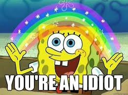 Image result for Your an Idiot..