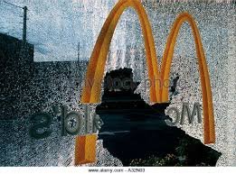 Image result for McDonalds broken window