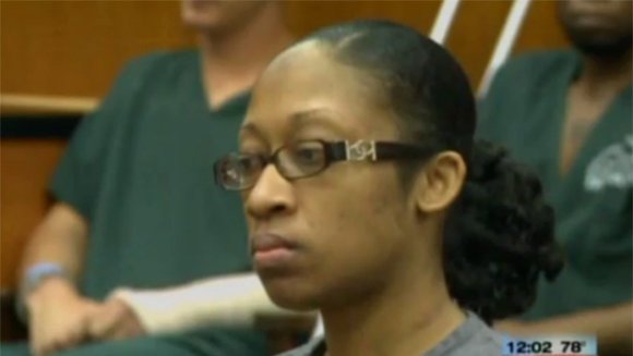 Marissa Alexander of Jacksonville, Fla., received a 20-years prison sentence, Friday, May 11, 2012, for firing warning shots against her allegedly abusive husband. The judge rejected a defense under Florida's "Stand Your Ground" law.