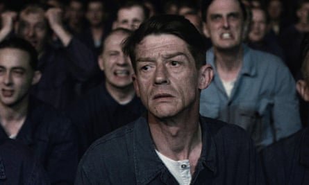 John Hurt as Winston Smith in Nineteen Eighty-Four.