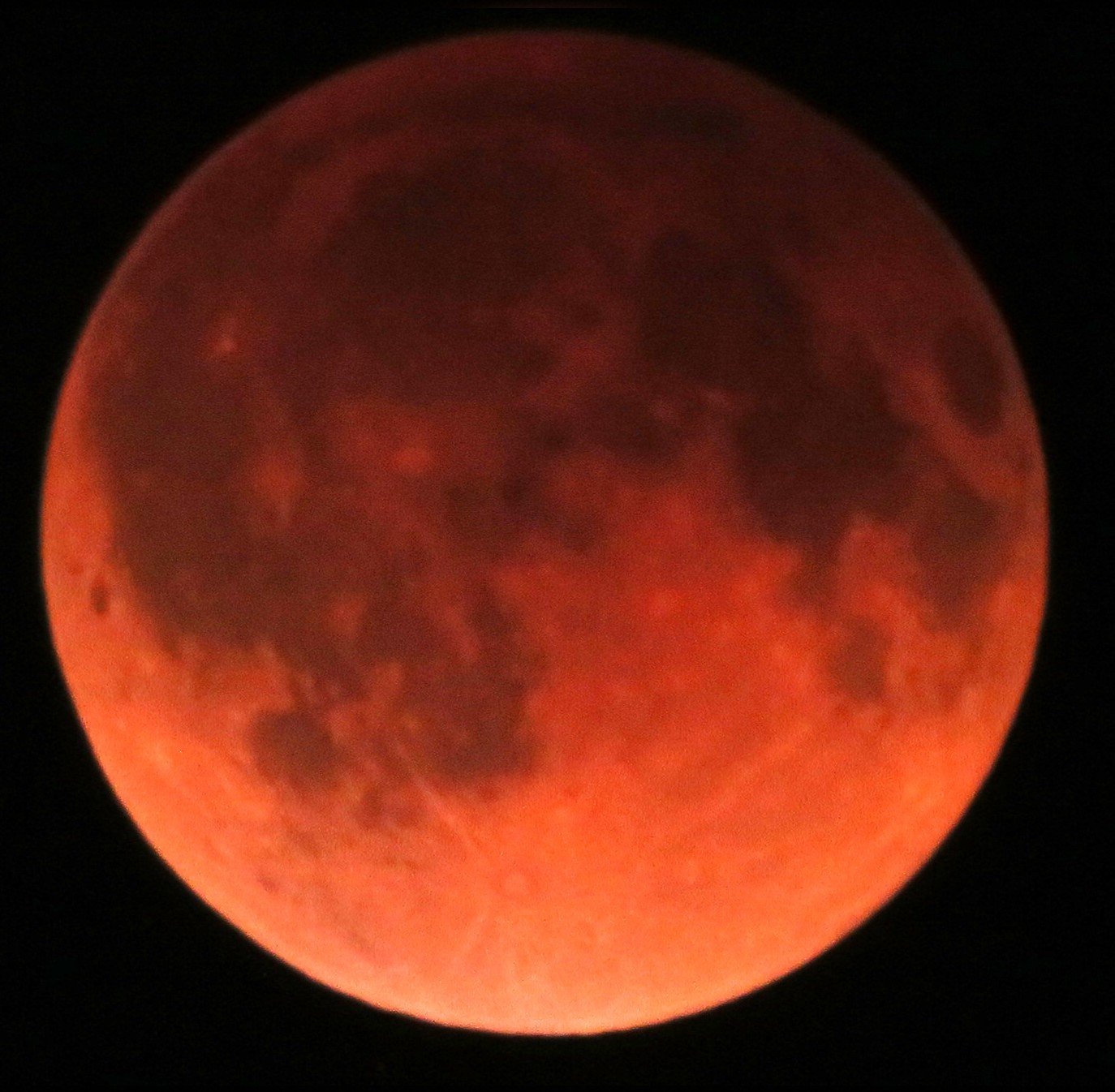 Blood Moon on April 15, 2014 - 1 of 4 in the tetrad