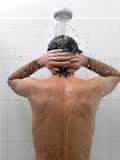 Image result for man taking shower