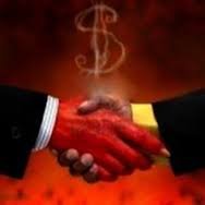 Image result for Satan with money