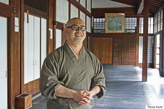 <span class='image-component__caption' itemprop="caption">Deputy Head Priest Zenryu Kawakami at Shunkoin temple in Kyoto, Japan.</span>
