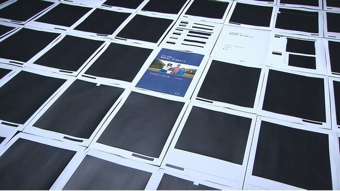 Most of the documents released were redacted