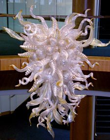 Clear and Silver Chandelier picture