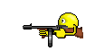 smiley machine gun