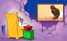 Image result for God watching tv